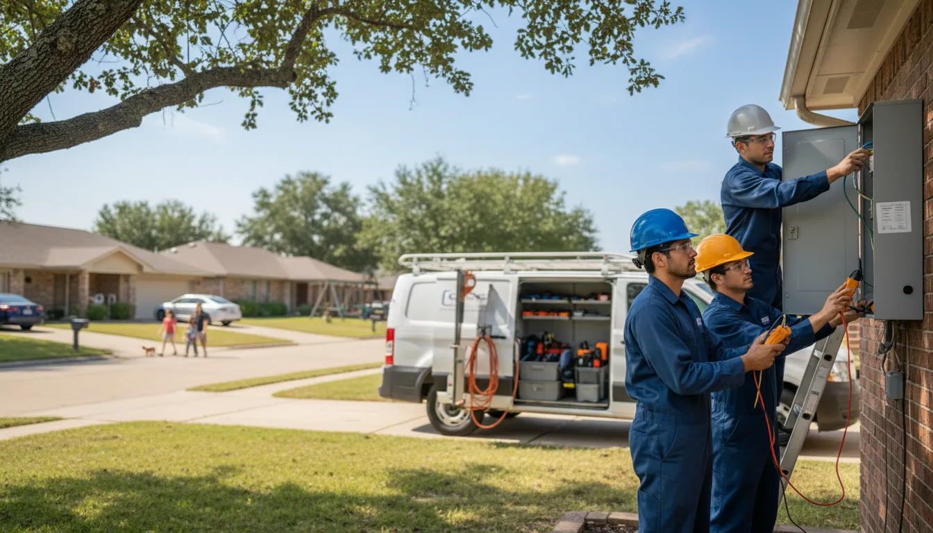 Certified electrician providing emergency electrical services in Shannon City, IA